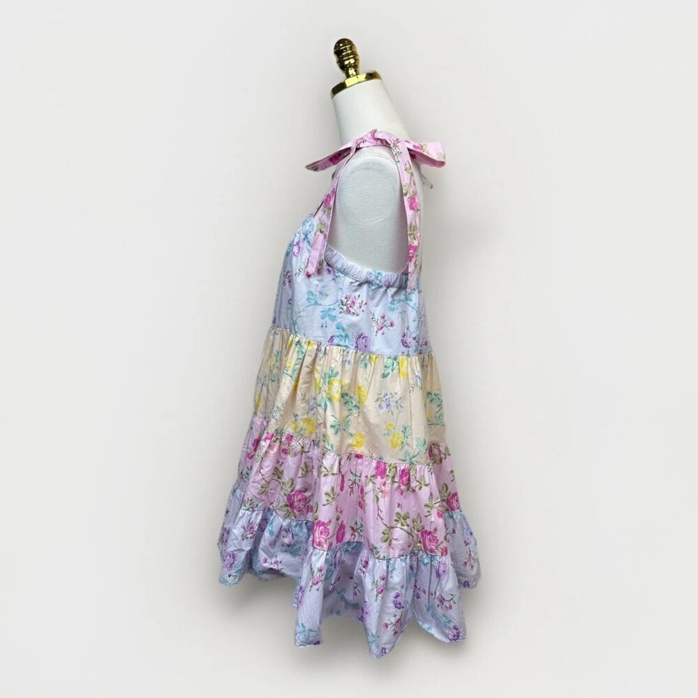 🌸 LOVESHACKFANCY x TARGET Jeanne Floral Mini Dress – M – Worn 1 Time 🌸 - Picture 12 of 16